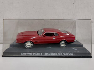 Mustang Mach 1 - 007 Diamonds are forever (DANNEGGIATO!!!) 1:43 Modellino Model car Die Cast - James Bond (Una cascata di diamanti)