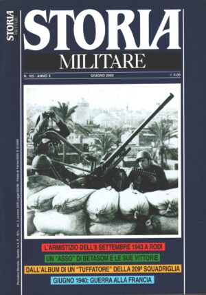 Rivista Storia Militare n. 105 - Giugno 2002 - In copertina Mitragliera Brenda da 20/65 ed. Albertelli