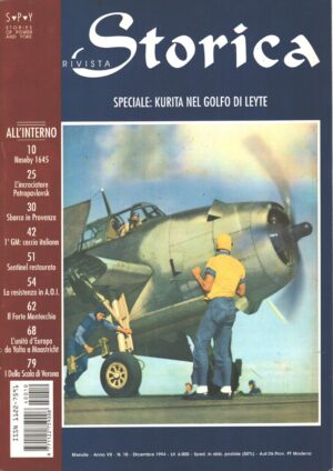 Rivista Storica n. 10 - Dicembre 1994 - In copertina Aereo Grumman TBF Avenger ed. Giornalisti Storici
