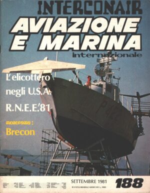 Rivista Aviazione e Marina n. 188 - Settembre 1981 - In copertina P 422 Falcone ed. Interconair