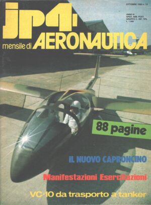 Rivista JP4 Aeronautica - n. 10 - Ottobre 1980 - Caproni Vizzola C.22J prototipo ed. A.I.