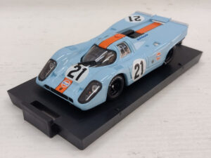 Porsche 917K Brumm R494 24h Le Mand 1970 1:43 Gulf Racing #21 Rodriguez/Kinnunen Modellino Model car Azzurro Arancione