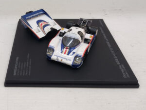 Porsche 956 LH HPI 938 24h LeMans 1982 1:43 #1 Winner Racing Ickx/Bell Modellino Model car Bianco Blu