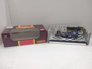 McLaren M16B Carousel1 4821 Indianapolis 500 1972 1:18 #66 Mark Donohue Sunoco Special McLaren Modellino Model car Blu