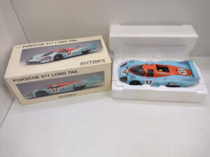 Porsche 917LH Long Tail Autoart 87170 24h Le Mans 1971 1:18 Team Gulf Porsche #17 Siffert/Bell Modellino Model car Azzurro