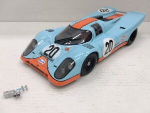 Porsche 917K Steve McQueen #20 Autoart 80030 Le Mans 1:18 DANNEGGIATO Team Gulf Porsche Modellino Model car Azzurro