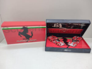 Slot Cars Ferrari Filipinetti 512S 24h Le Mans 1970 1:32 Fly Teams Coda Lunga #14 #15 Set 2 Modellini Model car Limeted Edition