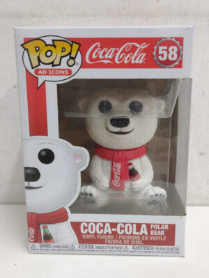 Funko Pop! Coca-Cola Polar Bear - Coca-Cola n. 58 - Action Figure cm 10 - Funko