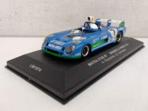 Matra 670B IXO LM1974 24h LeMans 1974 1:43 #7 Pescarolo/Larrousse Modellino Model car Blu