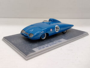 Panhard Riffard Record Bizarre BZ190 Montlhery 201,88 kph 1954 1:43 #128 Modellino Model car Blu