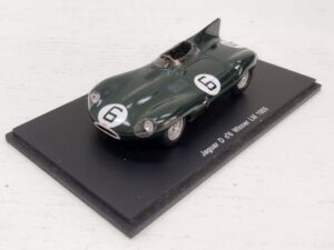Jaguar D Spark 43LM55 Winner 24h Le Mans 1955 DANNEGGIATO - 1:43 #6 Hawthorn/Bueb Modellino Model car Nero