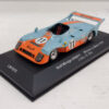 Gulf Mirage GR8 IXO LM1975 24h Le Mans 1975 1:43 #11 Icks/Bell Modellino Model car Azzurro Arancione