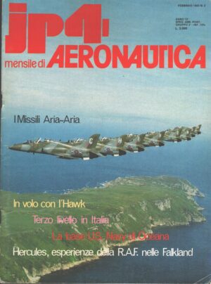 Rivista JP4 Aeronautica - n. 2 - Febbraio 1983 - In copertina formazione di Hawk ed. A.I.