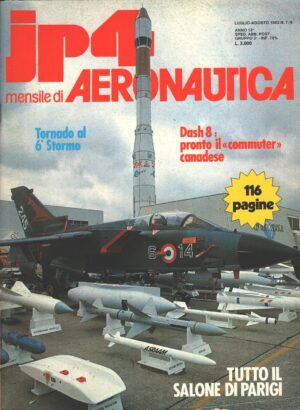 Rivista JP4 Aeronautica - n. 7/8 - Luglio Agosto 1983 - In copertina Tornado 6° Stormo ed. A.I.