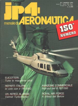 Rivista JP4 Aeronautica - n. 3 - Marzo 1986 - In copertina Silorsky S.76 ed. A.I.
