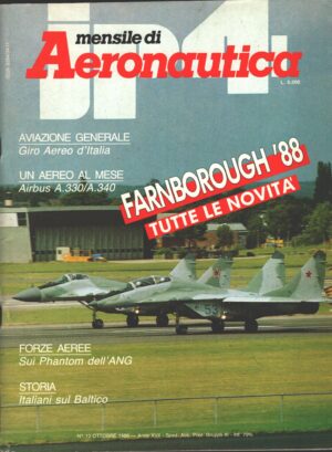 Rivista JP4 Aeronautica - n. 10 - Ottobre 1988 - In copertina MiG-29 ed. A.I.