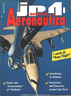 Rivista JP4 Aeronautica n. 12 - Dicembre 1994 - In copertina Jaguar dell'Armee ed. A.I.