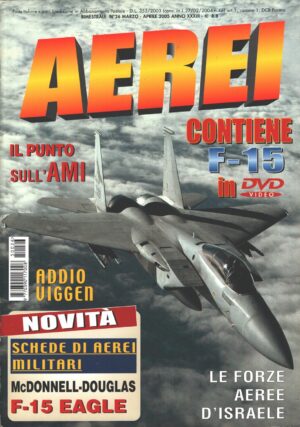 Rivista Aerei n. 26 - Marzo Aprile 2005 - SENZA DVD ed. Delta