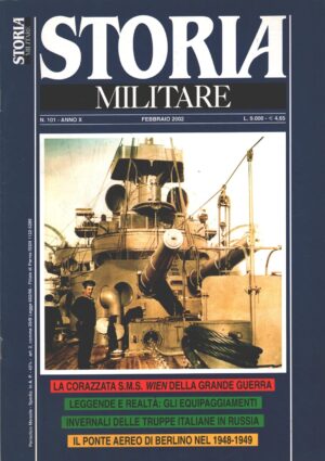 Rivista Storia Militare n. 101 - Febbraio 2002 - In copertina Corazzata Wien ed. Albertelli