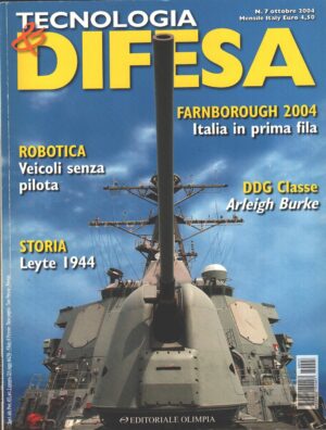 Rivista Tecnologia & Difesa n. 7 - Ottobre 2004 - In copertina Cannone prodiero da 127/54mm Mk45 ed. Olimpia