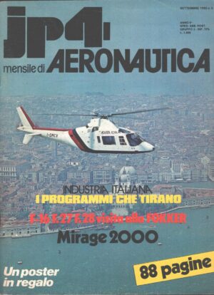 Rivista JP4 Aeronautica n. 9 - Settembre 1980 ed. A.I. - Con Poster