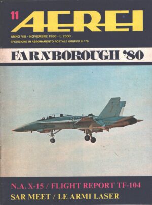 Rivista Aerei n. 11 - Novembre 1980 - In copertina TF-2 (F/A-18A) ed. Delta