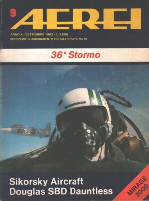 Rivista Aerei n. 9 - Settembre 1982 - In copertina Cabina F-104S ed. Delta