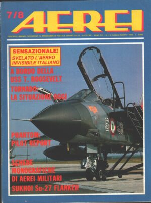 Rivista Aerei n. 7/8 - Luglio Agosto 1988 - In copertina Tornado ed. Delta
