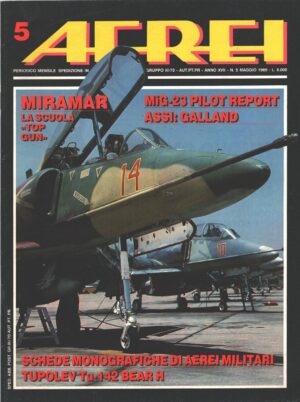 Rivista Aerei n. 5 - Maggio 1989 - In copertina MiG-23 Flogger B ed. Delta
