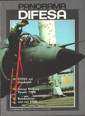 Rivista Panorama Difesa n. 46 - Luglio Agosto 1988 - In copertina Sea Harrier ed. ED.A.I.