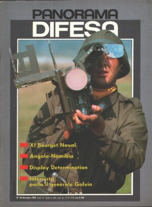 Rivista Panorama Difesa n. 50 - Dicembre 1988 - In copertina militare 5° Corpo d'Armata ed. ED.A.I.
