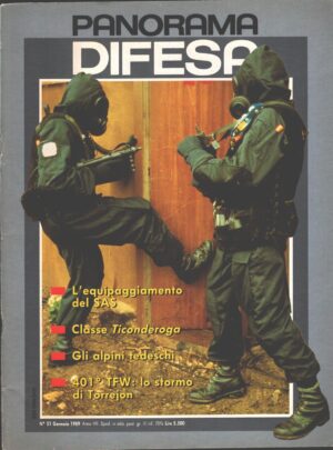 Rivista Panorama Difesa n. 51 - Gennaio 1989 - In copertina Special Air Service britannico ed. ED.A.I.