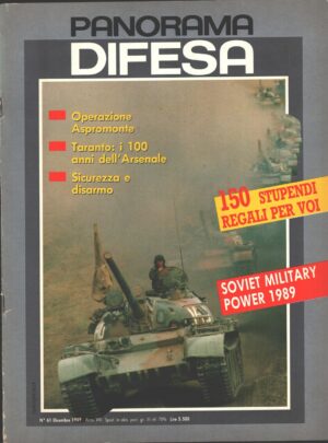Rivista Panorama Difesa n. 61 - Dicembre 1989 - In copertina T-55A ed. ED.A.I.