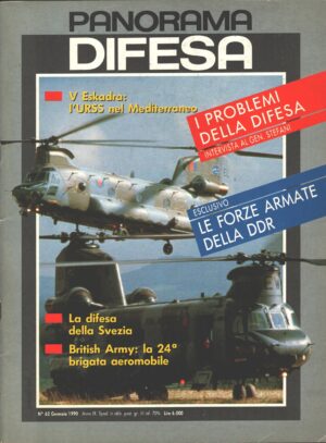 Rivista Panorama Difesa n. 62 - Gennaio 1990 - In copertina CH-47 Chinook della RAF ed. ED.A.I.