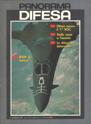 Rivista Panorama Difesa n. 69 - Settembre 1990 - In copertina B-1B dello Strategic Air Command ed. ED.A.I.