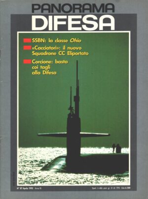 Rivista Panorama Difesa n. 87 - Aprile 1992 - In copertina Georgia SSBN 729 sottomarino nucleare ed. ED.A.I.