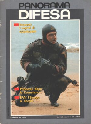 Rivista Panorama Difesa n. 88 - Maggio 1992 - In copertina subacqueo incursore GOI ed. ED.A.I.