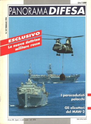 Rivista Panorama Difesa n. 107 - Febbraio 1994 - In copertina CH-46 Sea Knight ed. ED.A.I.