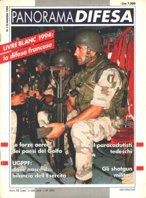 Rivista Panorama Difesa n. 110 - Maggio 1994 - In copertina Assaltatori Paracadutisti ed. ED.A.I.