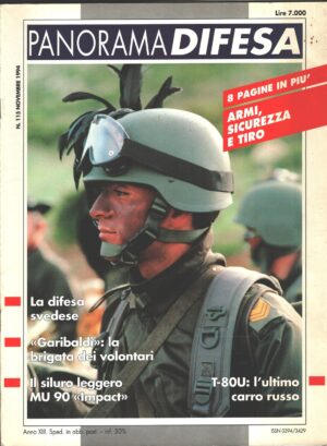 Rivista Panorama Difesa n. 115 - Novembre 1994 - In copertina Bersaglieri ed. ED.A.I.