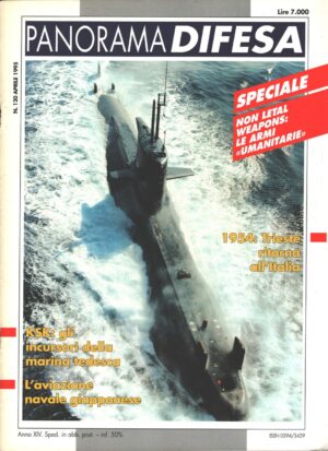 Rivista Panorama Difesa n. 120 - Aprile 1995 - In copertina sommergibile Nazario Sauro ed. ED.A.I.