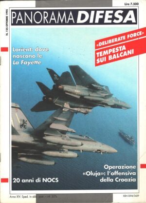 Rivista Panorama Difesa n. 125 - Ottobre 1995 - In copertina F-14 e F/A-18 ed. ED.A.I.