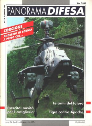 Rivista Panorama Difesa n. 126 - Novembre 1995 - In copertina Eurocopter Tigre HAC ed. ED.A.I.