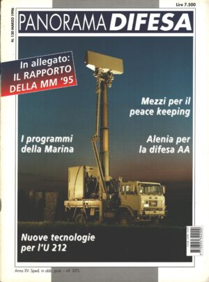 Rivista Panorama Difesa n. 130 - Marzo 1996 - In copertina RAT 30C radar tridimensionale ed. ED.A.I.