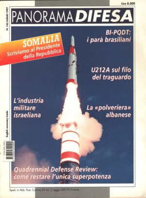 Rivista Panorama Difesa n. 145 - Luglio 1997 - In copertina missile Arrow lancio di prova ed. ED.A.I.