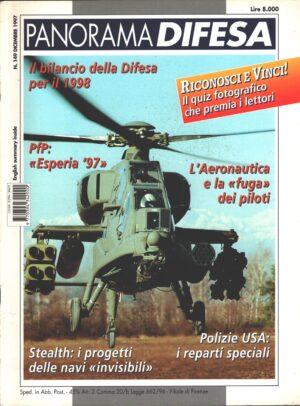 Rivista Panorama Difesa n. 149 - Dicembre 1997 - In copertina Agusta A.129 Mangusta ed. ED.A.I.