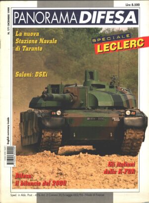 Rivista Panorama Difesa n. 171 - Dicembre 1999 - In copertina Leclerc ed. ED.A.I.