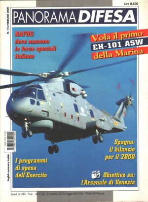 Rivista Panorama Difesa n. 173 - Febbraio 2000 - In copertina EH-101 ASW ed. ED.A.I.