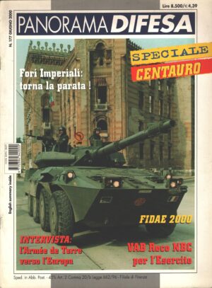Rivista Panorama Difesa n. 177 - Giugno 2000 - In copertina blindo armata Centauro ed. ED.A.I.