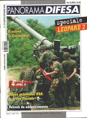 Rivista Panorama Difesa n. 179 - Agosto Settembre 2000 - In copertina obice FH-70 ed. ED.A.I.